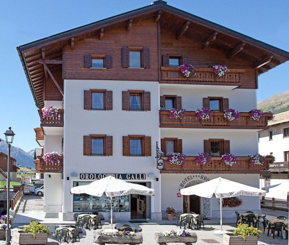 Hotel Krone Livigno Bagian luar foto