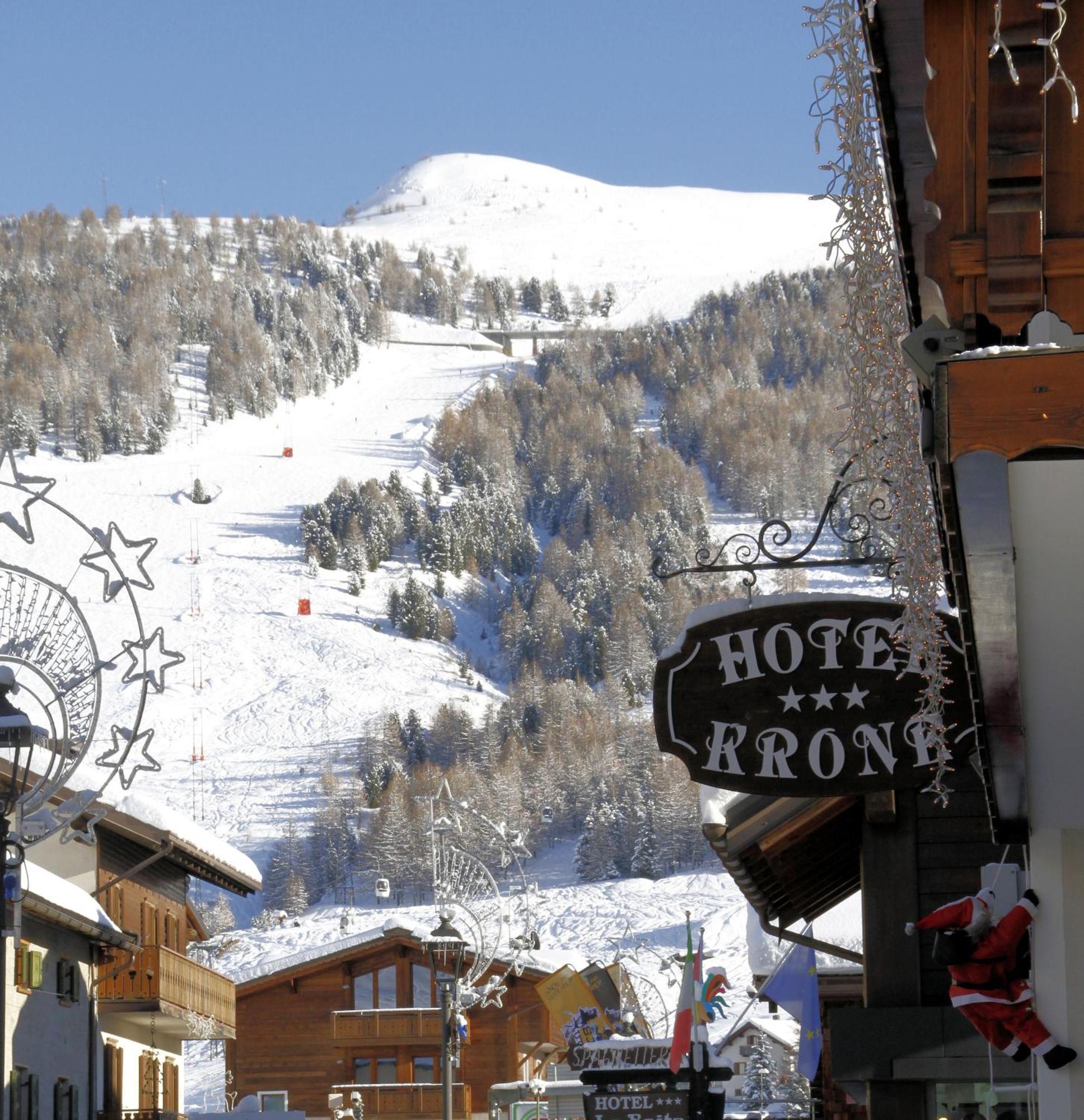 Hotel Krone Livigno Bagian luar foto