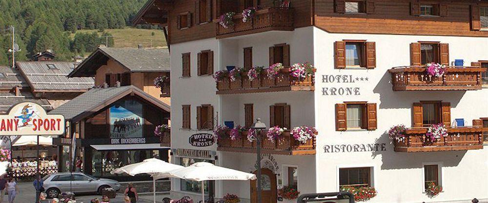 Hotel Krone Livigno Bagian luar foto